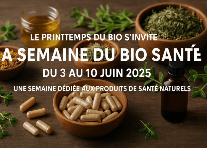 le printemps du bio s’invite dans votre routine bien-être avec une semaine dédiée aux produits de santé naturels