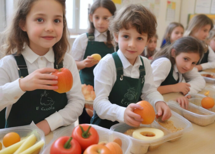 Comment mieux manger à l’école ? Ce collectif fait passer les cantines au 100 % bio et local