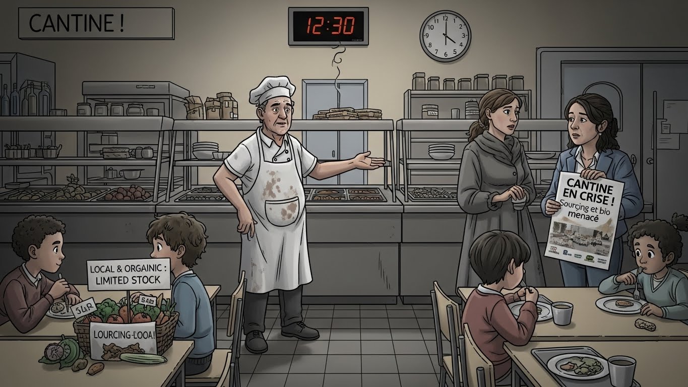 Bio et circuits courts : les cantines au pied du mur en Vendômois